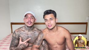 tirando o cabaco do boyzinho que conheci na academia.