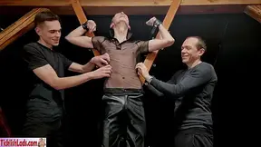 Ashley Tickled On The Cross HD MultiCam Part 1