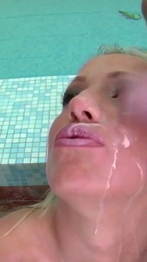 Must-share moment from "Blonde Bitch Babe at anal big cock threesome MMF"