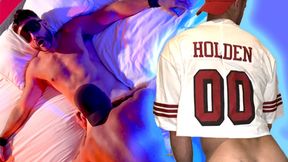 Varisty Jock tied up and rewarded by Coach