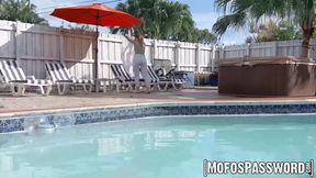 My asshole is so hard while anal drilling Callie Blacks tight asshole