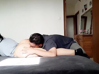 SCREWING MY STEPSISTER WHILST TALKING ON THE PHONE WITH HER CUCKOLD BOYFRIEND