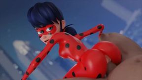 Lady Bug Slut Anal Riding