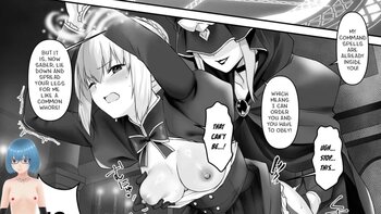 AliChan Vtuber - AliChan's Hentai Debauchery: Saber's Defeat in Lesbic Bondage