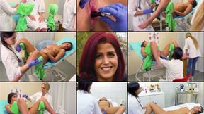 Deborah Gyno Exam and Treatment with Speculum, Dildos, 3 lead ECG, EEG (in HD 1920X1080)