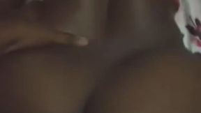 Stuffing my BBC in her big African ass whole night