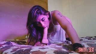 Argentinian influencer likes to play swallowing it all