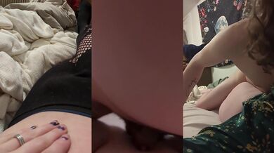 Buxom wife begs for my big dick after her creamy fill amateur creampie
