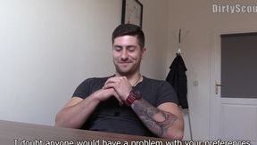 Sloppy Scout: Belgian Bombshell Takes on Gigantic Yankee Faux-cock