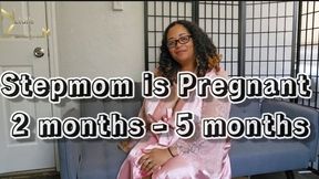 Stepmom is Pregnant TABOO 2 - 5 Months Comparison and Tease With Stepson 4k