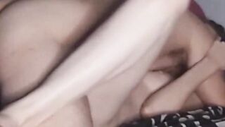 WHIMPERING women lets Daddy Shred her underwear and Eat SNATCH while she is still wearing them. He tries to stop