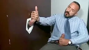 Businessmen On Restroom