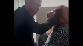 Boss catches Latina employee playing with herself at work