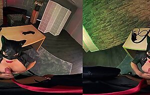 Clea Gaultier As CATWOMAN And Her Dominatrix Shade In Her Attitude Are About To Become Submissive