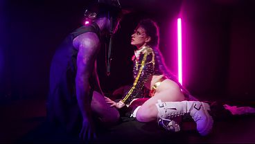Melody Marks Sucks and Fucks Mystery Saja Until He Fills Her Pussy Up - KPop Demon Hunters Porn Cosplay Parody