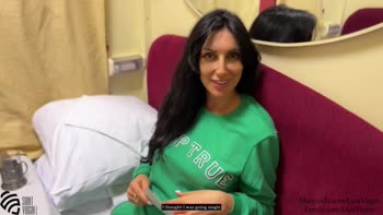 Saint Virgin Production - Milf Virgin's Exclusive POV: Train Ride Turns into Steamy Role Play