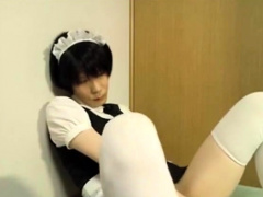 Amateur Japanese CD cute maid jack