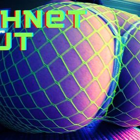 Big Booty Latina Slut Raquel Vega Wows in Neon Green Fishnets Solo Play