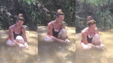 My First Time Casting On Spring Break In Creek