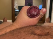 Fat guy cums