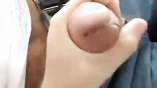 Amateur guy's homemade video of a hot guy with a massive cock getting his ass drilled hard