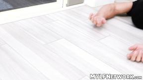 Muscular robber Johnny Castle hit hard the creamy twat of big breasted wife Phoen