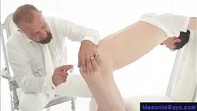 Bound Boy Gets Dominated By A Married Man