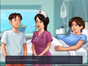 Summertime Saga Cap 15 - Threesome With My Stepmother And Her Friend In Bed