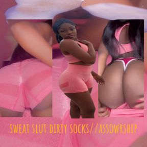 sweat slut dirty socks // Assworship