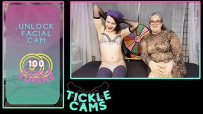 Tickle Cams: Tickling Live Show with BBW MILF and blind, ticklish TGirl featuring OctoGoddess and Quiver 720p Version