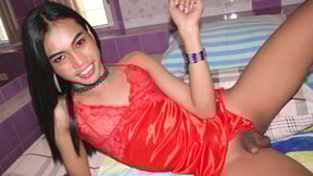 Petite Asian femboy teen Thailand anal fuck raw and sex massage