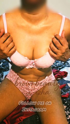 New pt 1 brownbeauty_x_izha Indian Kerala Mallu Hot Wife Izha sensual strip and Blowjob dildo kerala hot mallu wife