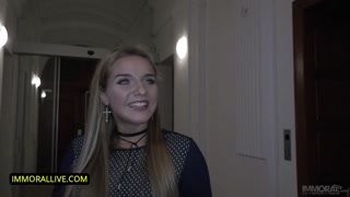 BLONDE BABE LOOKS LIKE a BOND GIRL COMES to PORN CASTING