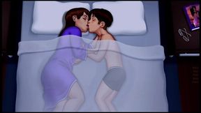 Curvy stepmom's intimate 3D session