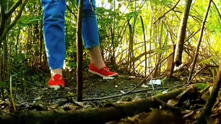 Carefully watched my  surroundings before I finally peed