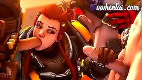 Blizzard Babes Collide in Wild Overwatch Hentai Threesome Fantasy