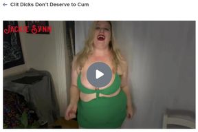 Clit Dicks Don’t Deserve to Cum 1080p