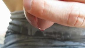 Beautiful cum flow swallowed up close
