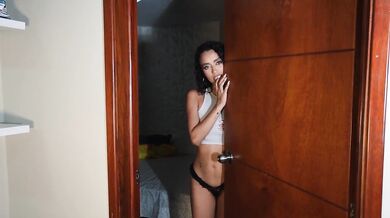 We get home from the party to have sex and our curious roommate joins us - JACON NEWMAN