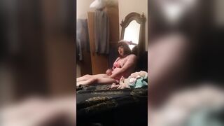 Watch this kinky MILF satisfy her craving for a parent while wearing lingerie & playing with toys on webcam