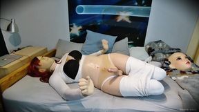 Reni pt3 rubber forever locked girlfriend mask her permanent rubber face