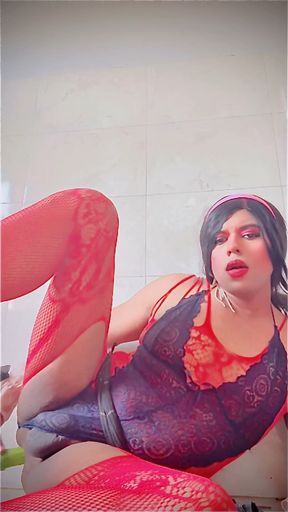 verronika97 as red devil part 2   Clip 1