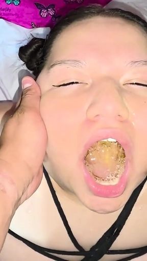 Did you know you can nose fuck? Yes, it&#039;s possible! He does it until he cums inside and the semen comes out of my&hellip;   Clip 1