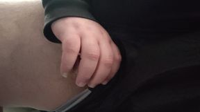 Superchub sits and strokes (Closeup Cumshot)