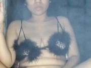 Sexy cat outfit on thicc MILF