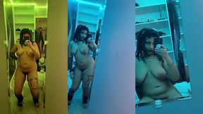 curvy & bouncing nonbinary ebony goddess demanding worship with every move they make