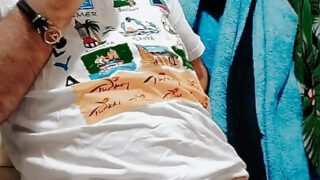 Mastürbasyon, boşalma, mastürbe etme, banyo, sünnetsiz – sünnetsiz olgun beyaz Avrupalı eşcinsellerin anal seks yapması