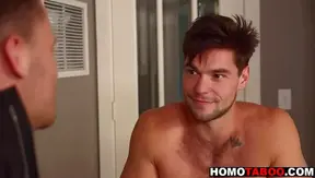 Step-Brother Reveals His Secret Life as a Hot Gay Porn Star Athlete