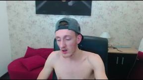 Young Twink Gets Off and Shows Us His Jizz