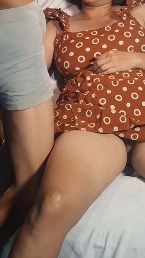 A Widow Who Likes To Have Sex With Her Boyfriend   Clip 1